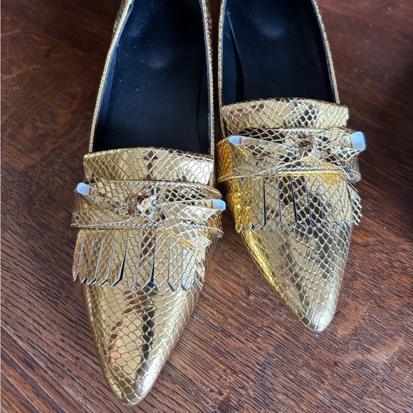 NWOT - GOLD FAUX SNAKE - Picture 5 of 14